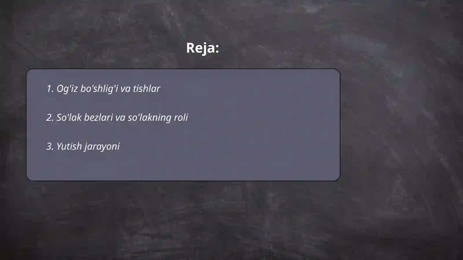 Ovqat hazm qilish sistemasi 2