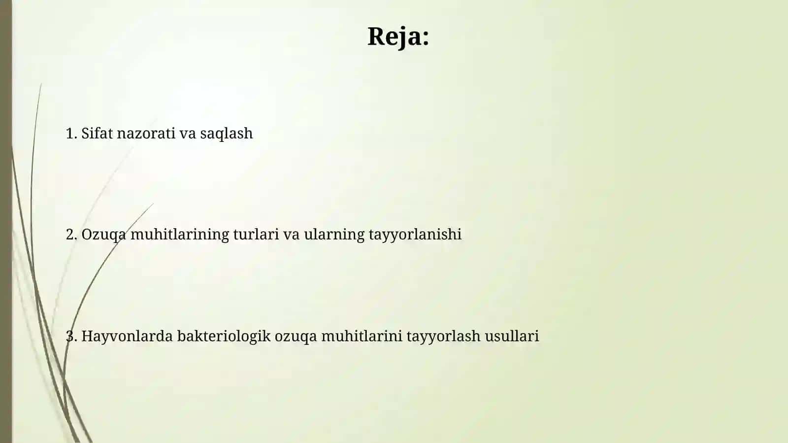 Bakteriologik oziq muhitlar tayyorlash hayvonlarda 2
