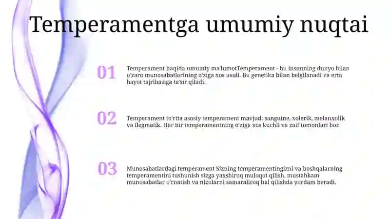 Temperament 2
