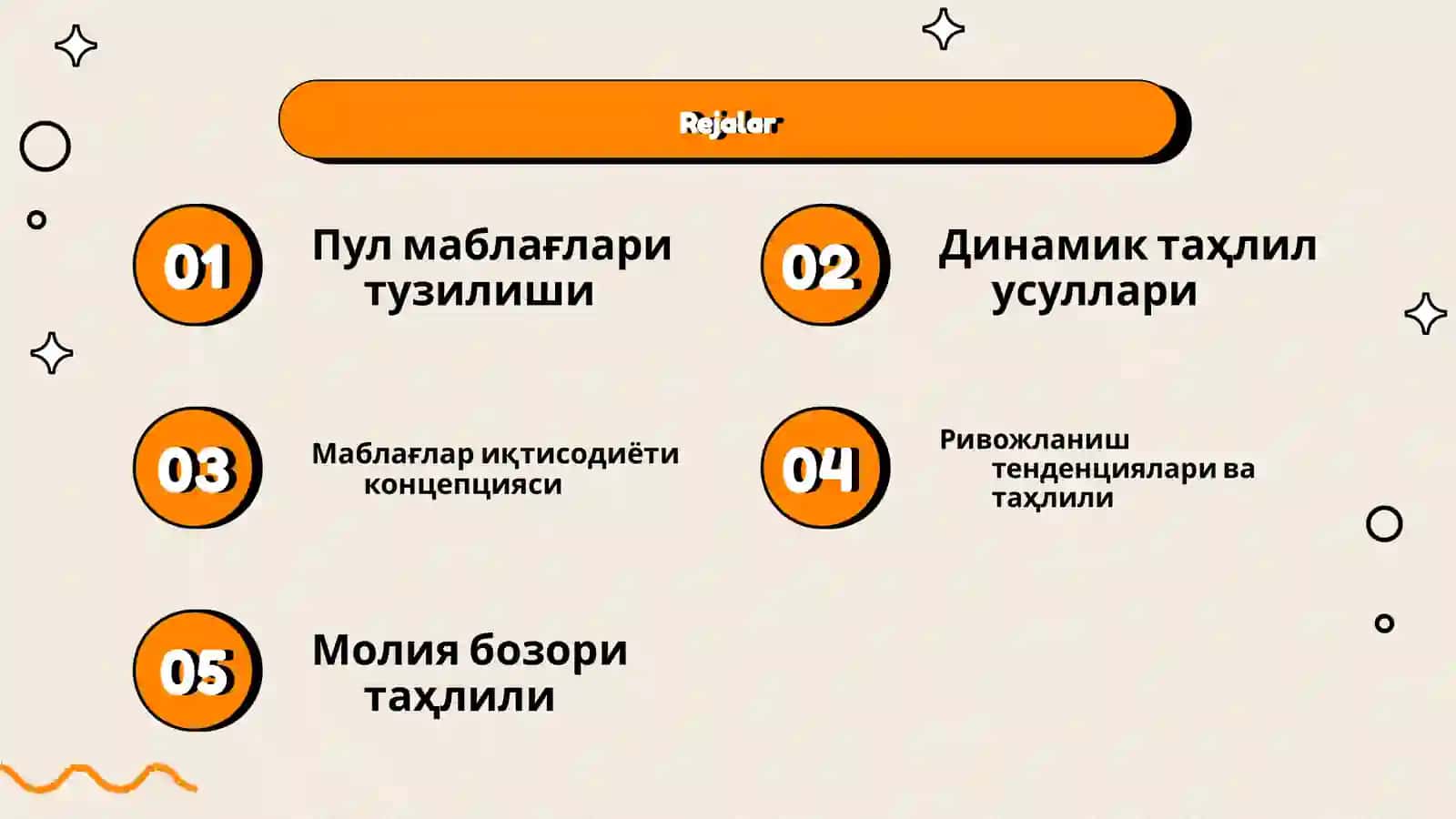 Пул маблаглари таркиби тузлши ва динамикаси тахлили 2