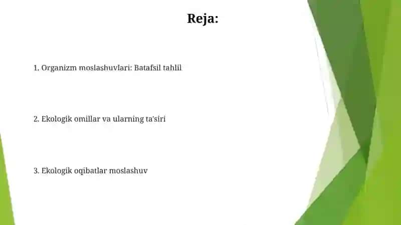 Muhit va ekalogik omillar 2