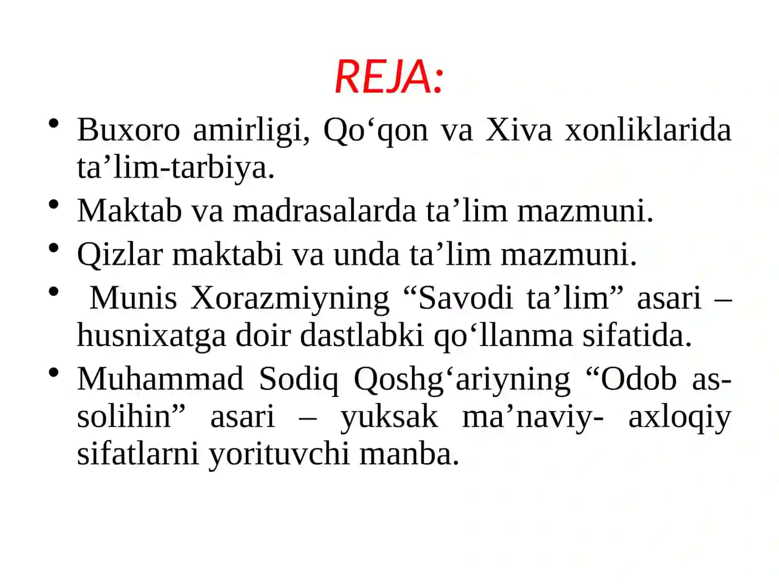 XVll- XlV asrning birinchi yarmida tarbiya maktab va pedagogik fikrlarXVll-XlV asrning birinchi yarmida tarbiya maktab va pedagogik fikrlar 2