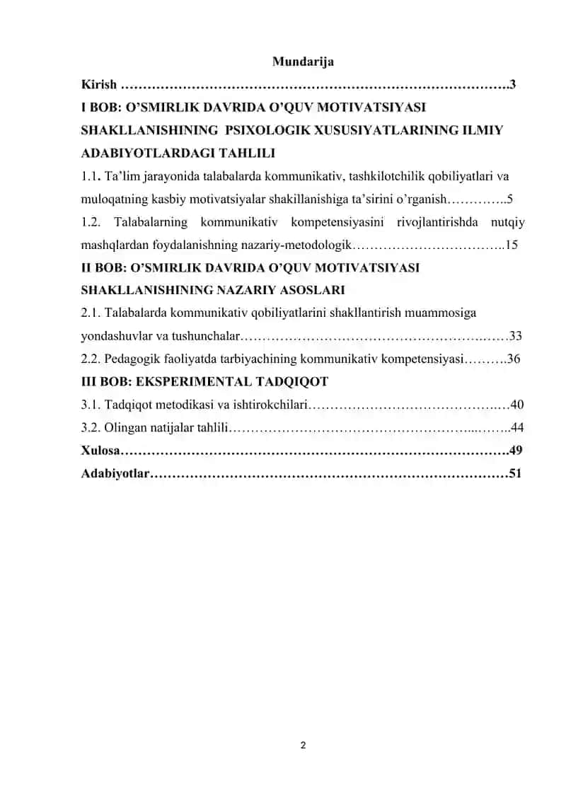 PEDAGOGIK TA’LIM SHAROITIDA TALABALARDA KOMMUNIKATIV QOBILIYATLARNING RIVOJLANISHI 2