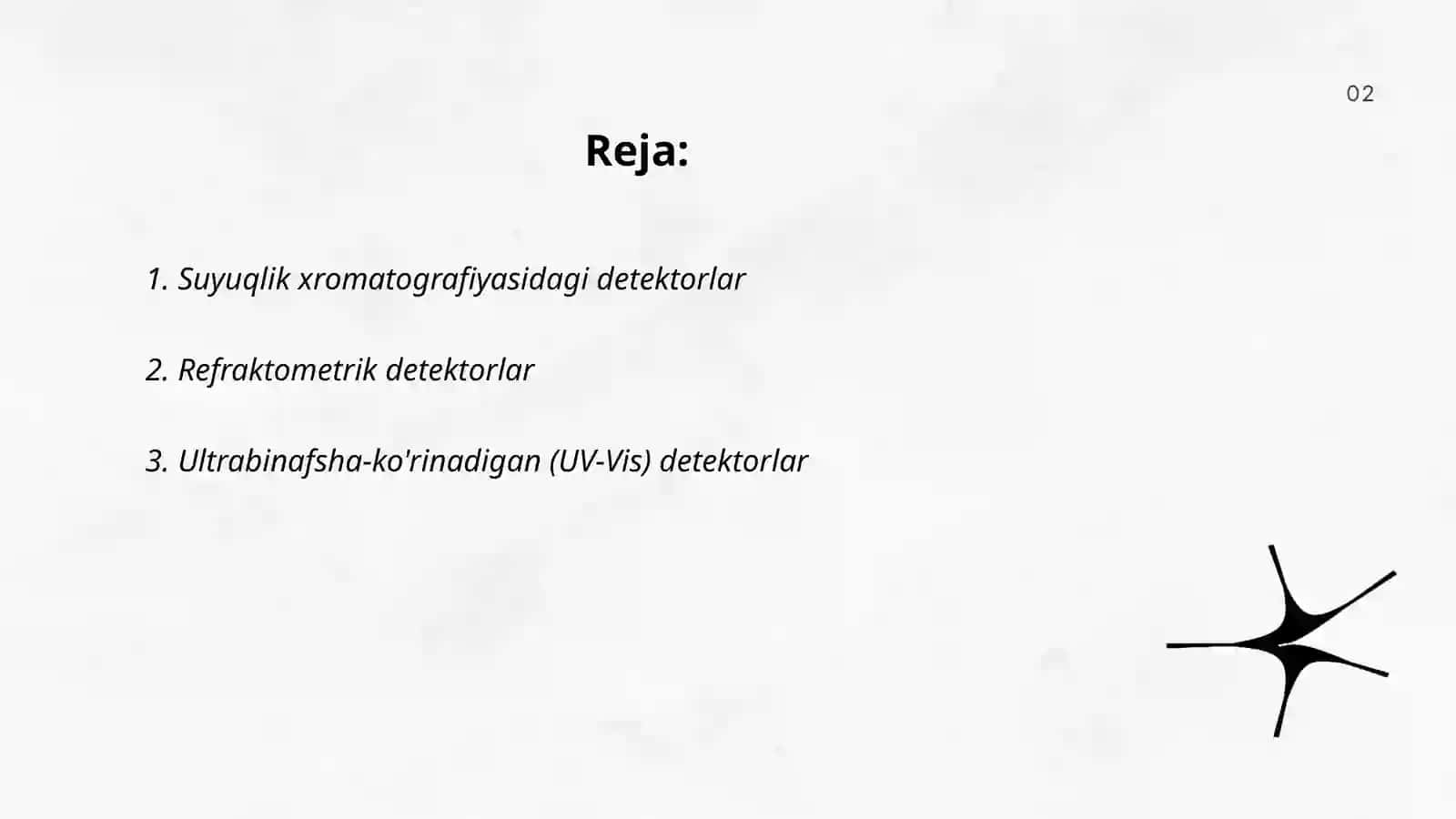 Suyuqlik xromatografiyasidagi detektorlar 2