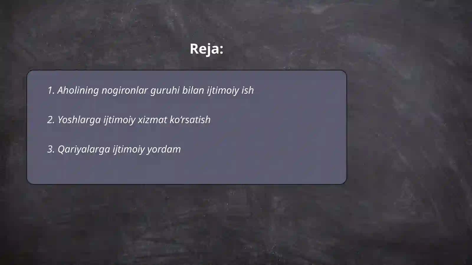 Aholining turli guruhlari bilan ijtimoiy ish 2