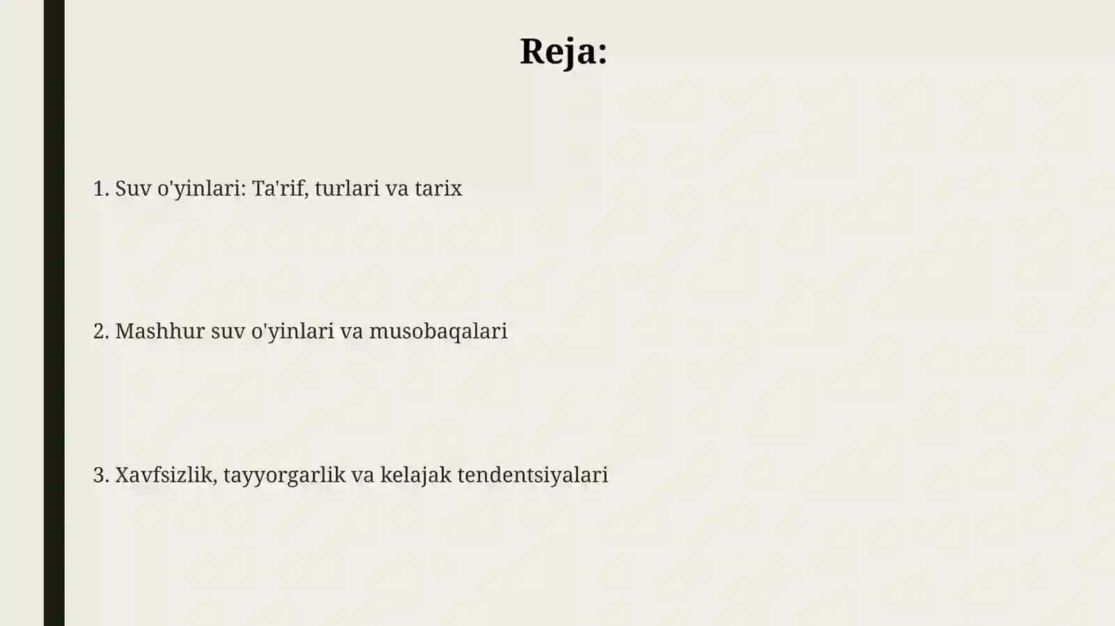 Suvda o'ynaladigan harakatli oʻyinlar 2