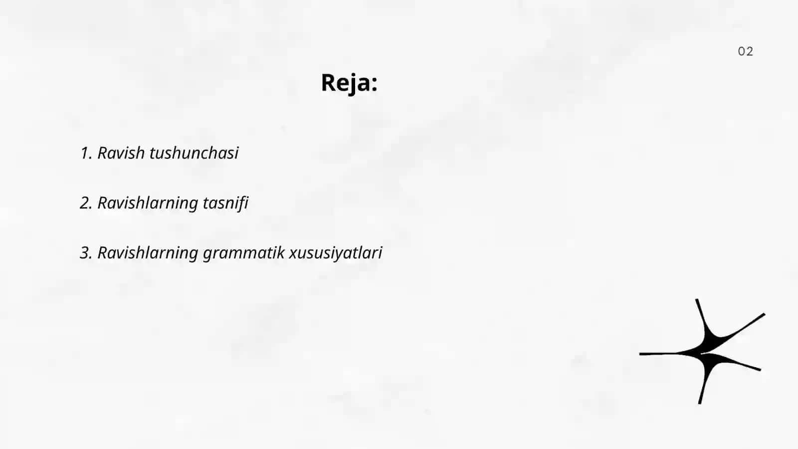 Ravish soʻz turkumi va uning grammatik xususiyati 2