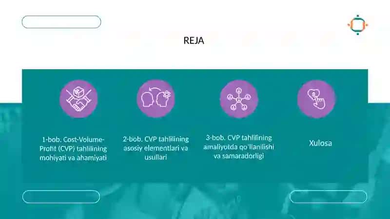 Cost-Volume-Profit (CVP) tahlili 2