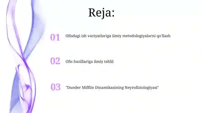 "Ofisdagi tajribalar bo'yicha axloqiy masalalar" 2