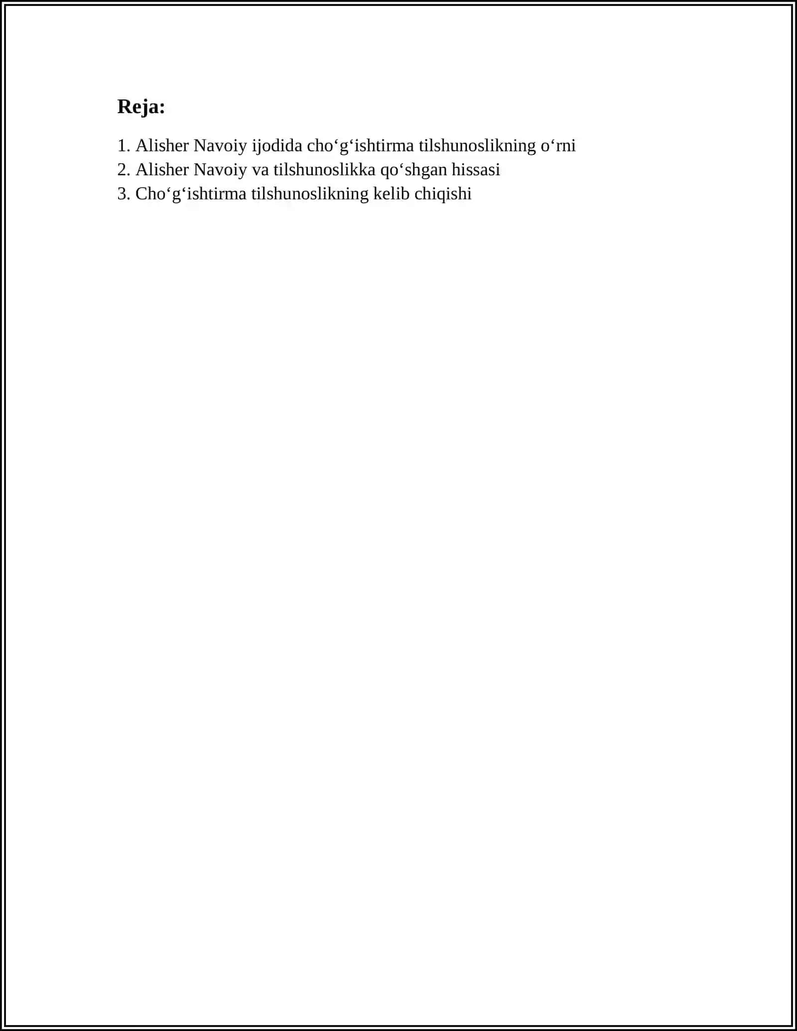 ALISHER NAVOIY VA CHOĜISHTIRMA TILSHUNOSLIK 2
