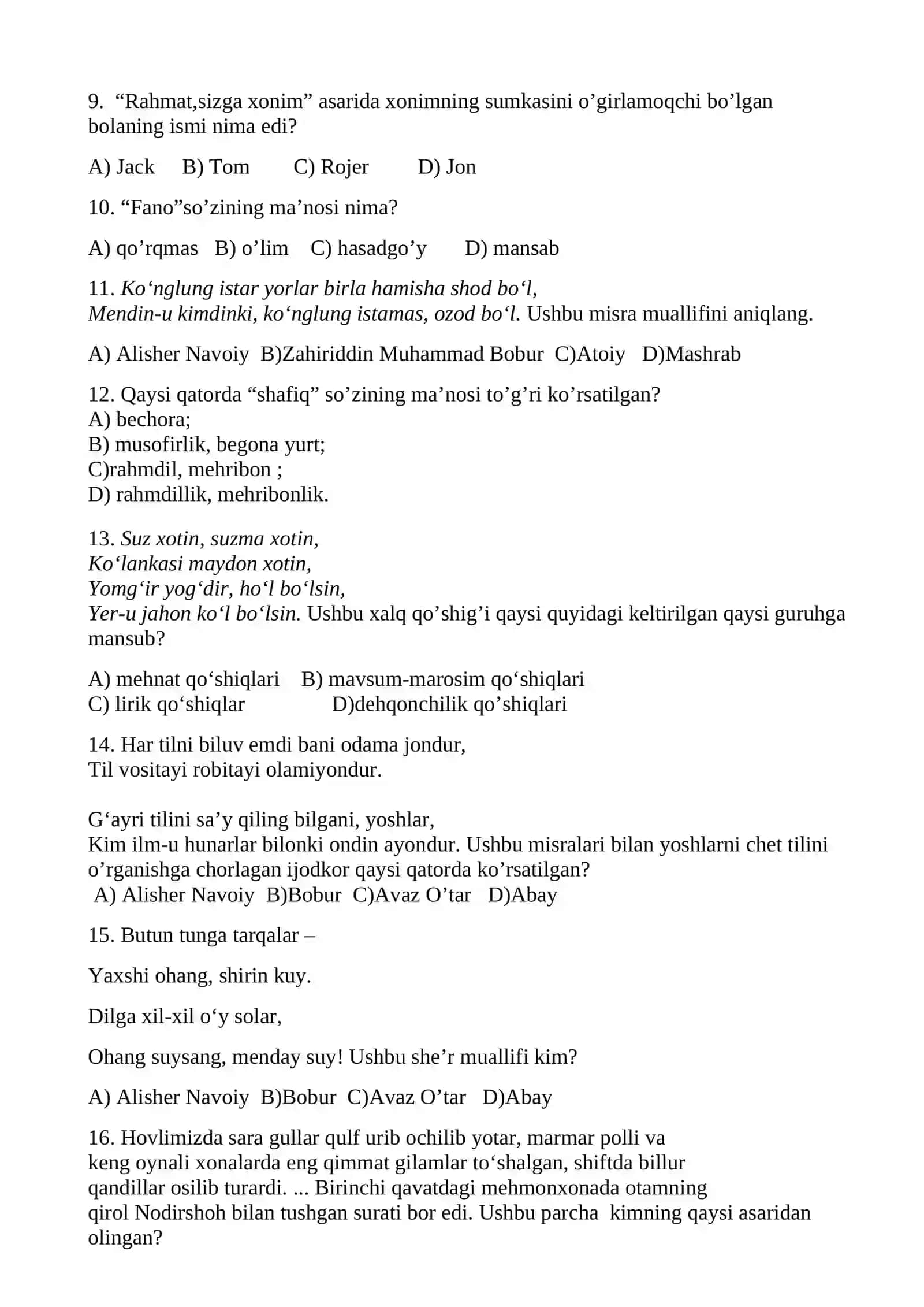 6-SINF ADABIYOT II CHORAK YANGI DARSLIK 2