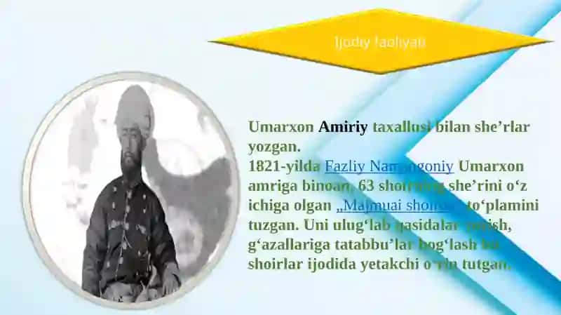 Amiriyning hayoti va ijodi 2