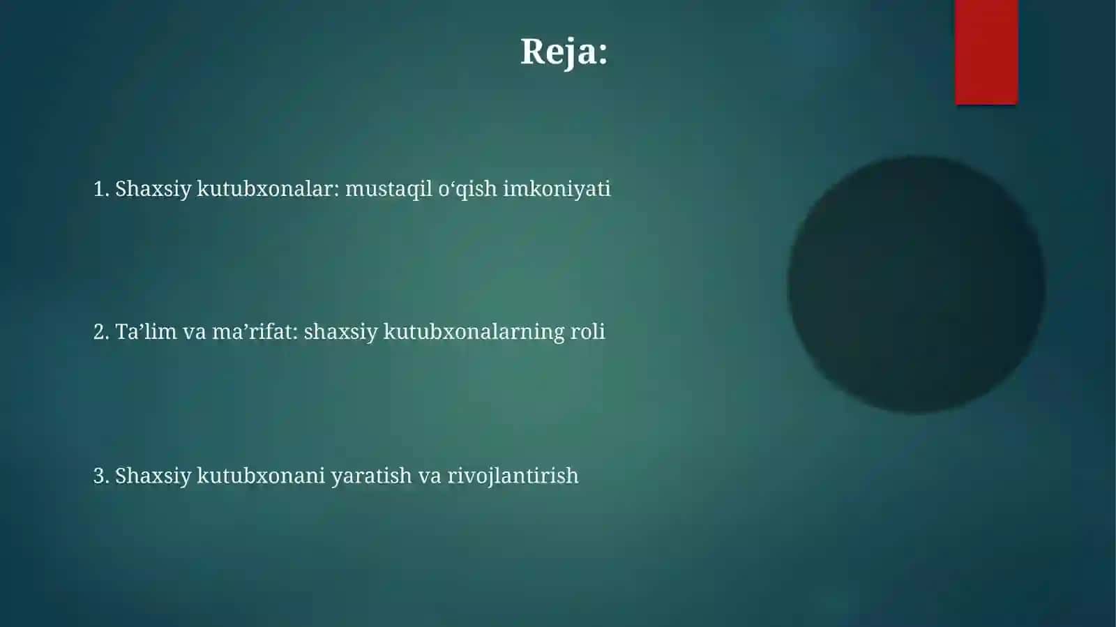 Taʼlim va maʼrifatda shaxsiy kutubxonalar 2