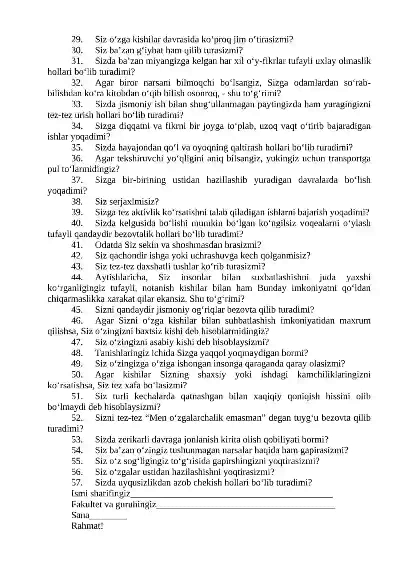 Psixologik test 2