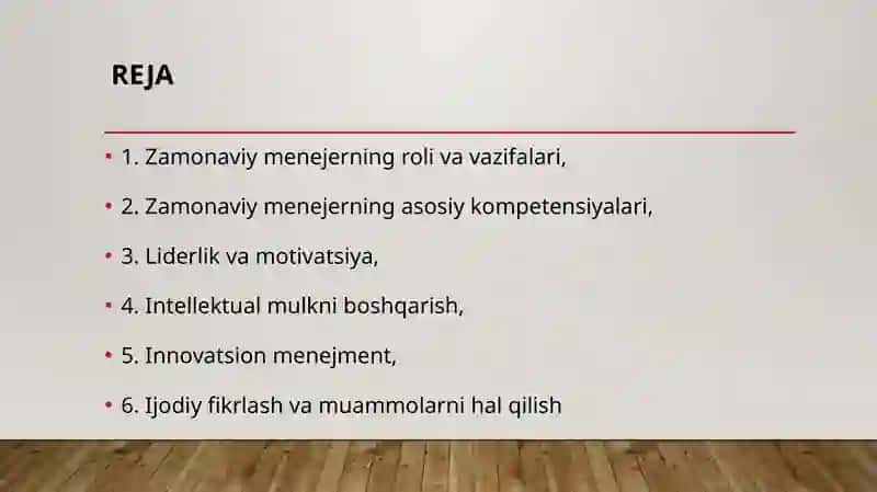Zamonaviy menejer 2
