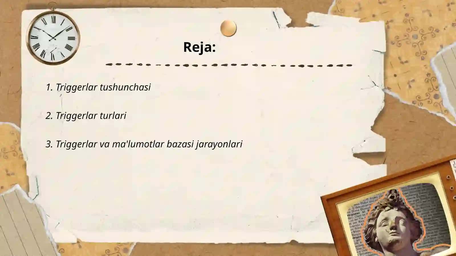 Triggerlar tushunchasi 2