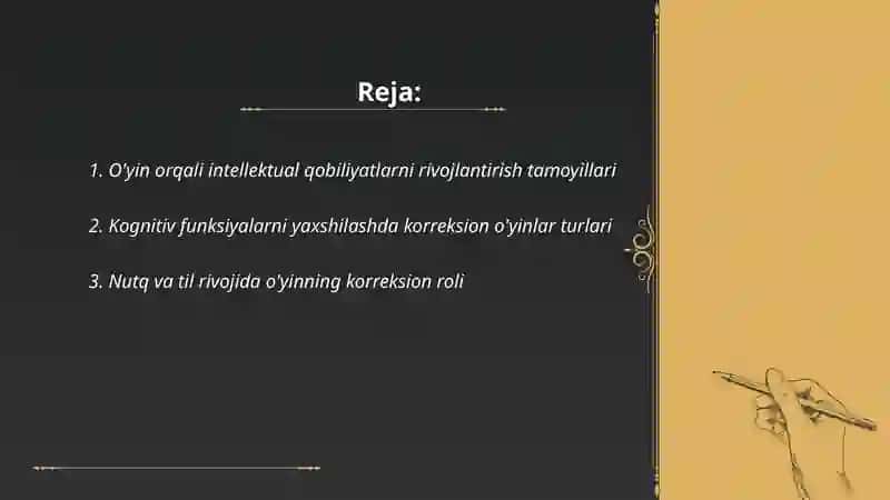 Aqli zaif bolalarni rivojlantirishda o'yinning korreksion ahamiyati 2
