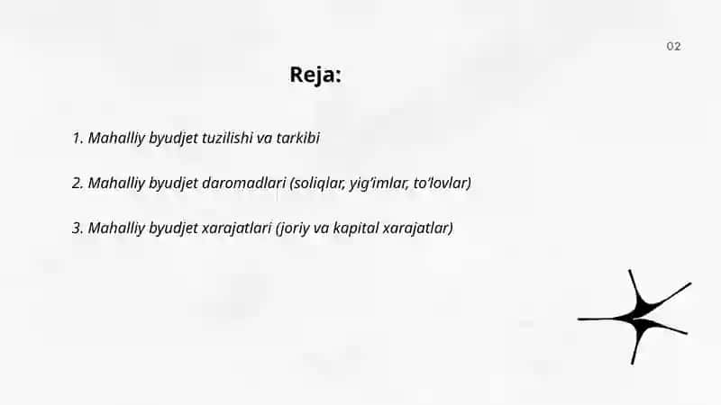 Mahalliy moliya 2