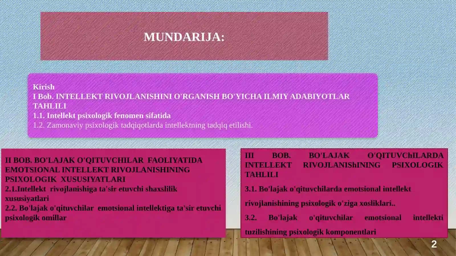 BOʻLAJAK OʻQITUVCHILARDA INTELLEKTNI RIVOJLANTIRISHNING PSIXOLOGIK ASOSLARI 2