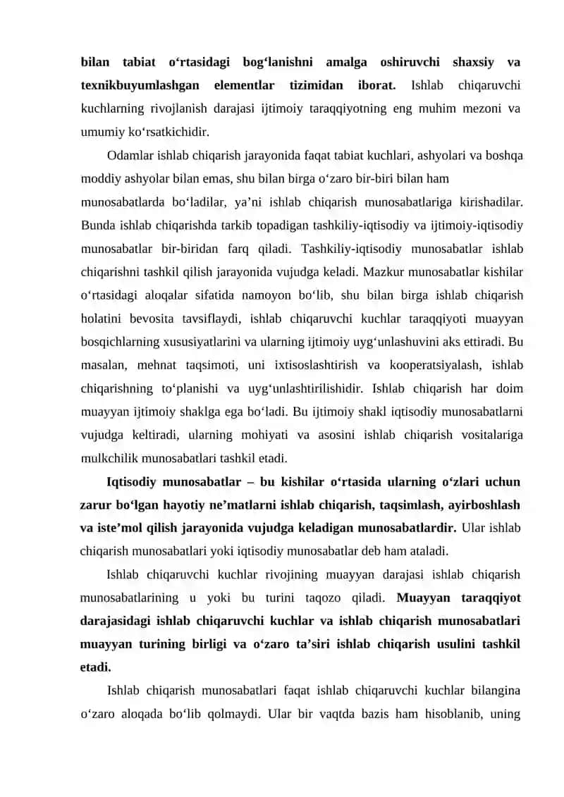 Iqtisodiy tizim modellari va mulkchilik 2