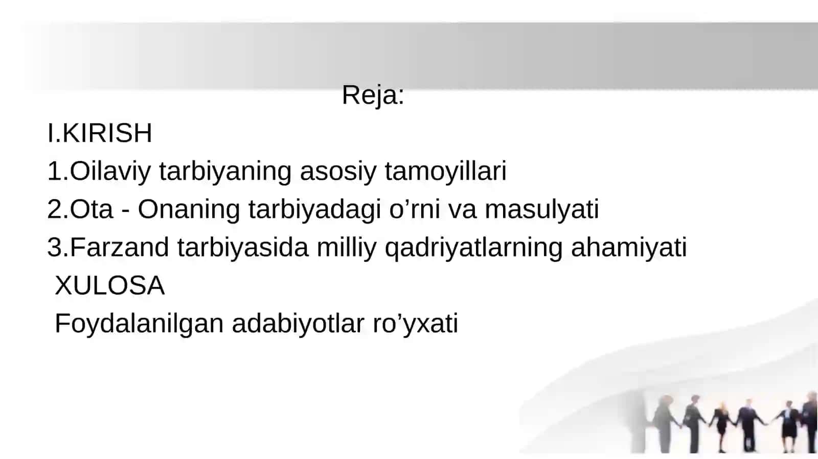 OILADA TARBIYA ASOSLARI 2