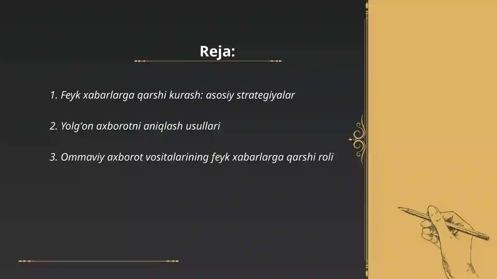 Feyk xabar yoki yolgʻon axborotga qarshi immunitetni shakllantirish 2
