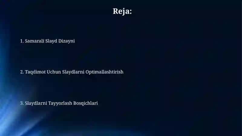 Samarali Slayd Dizayni 2