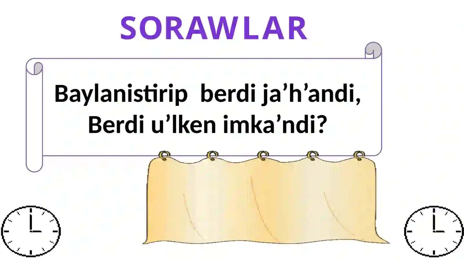 SORAW-JUWAP 2