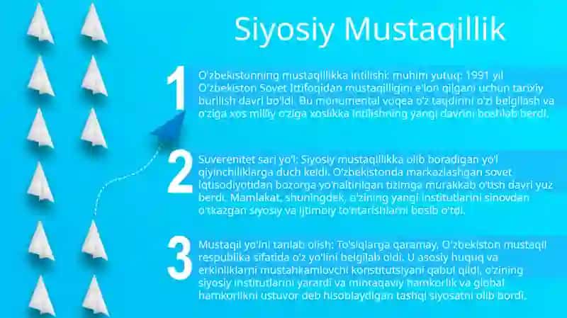 O'zbekiston Mustaqil Taraqqiyot Yõlida 2