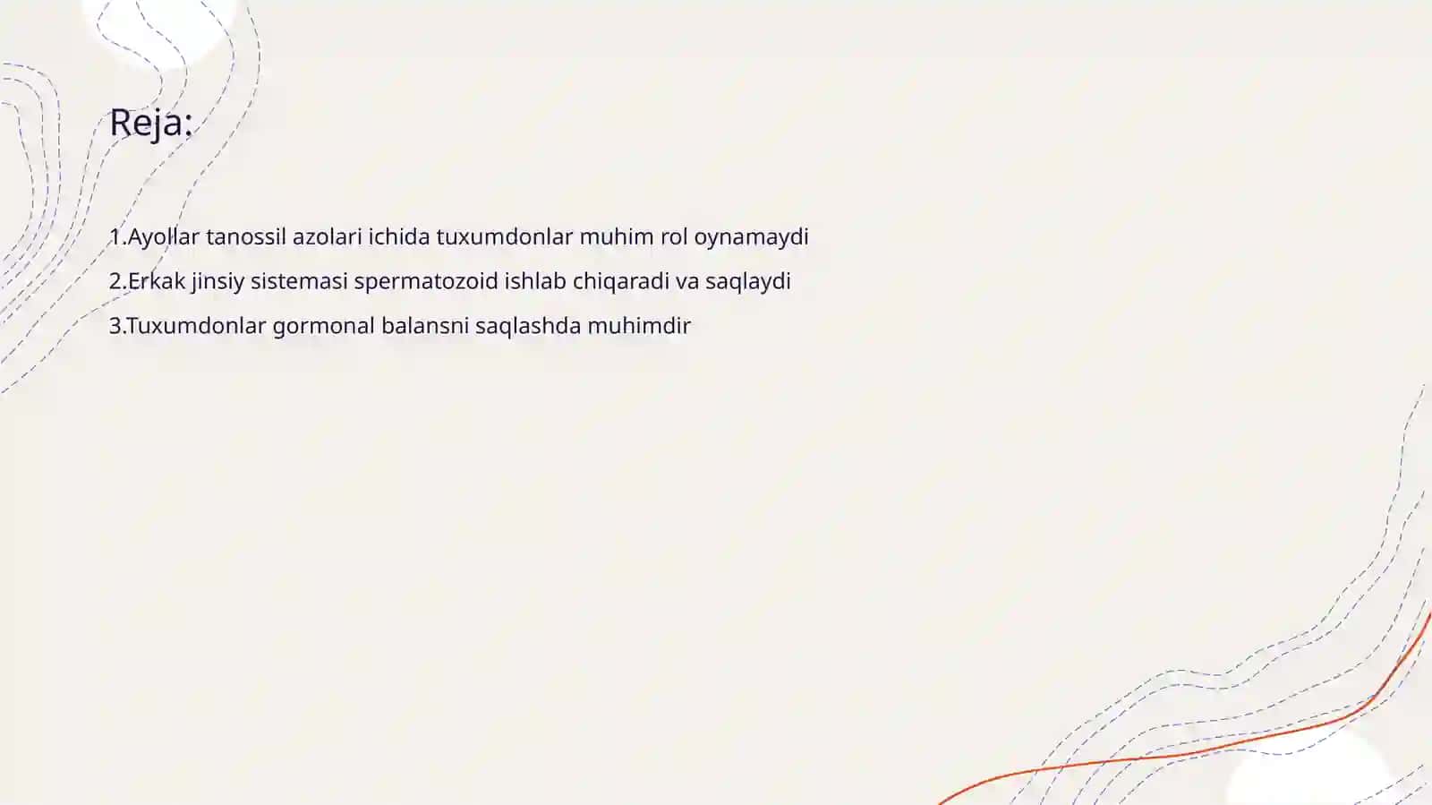 Ayollar tanossil azolari sistemasi va erkakalar jinsiy sistemasi 2