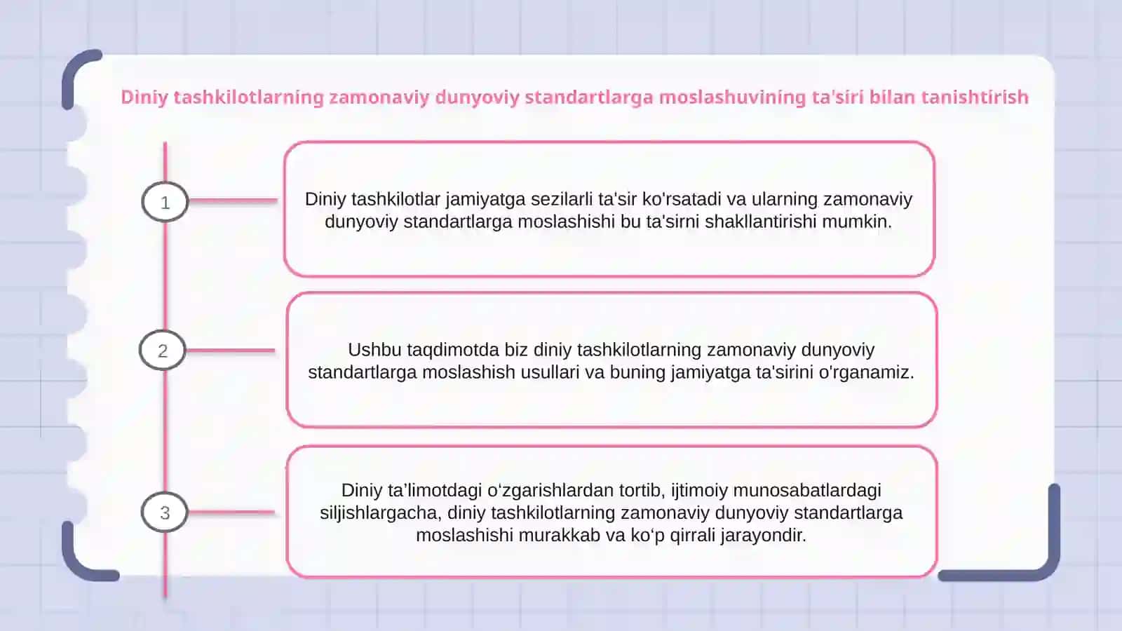 O’zbekistonda faoliyat yurituvchidiniy diniy tashkilotlar 2