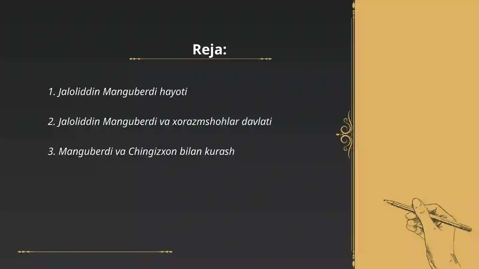 Jaloliddin Manguberdi - Vatan himoyachisi 2