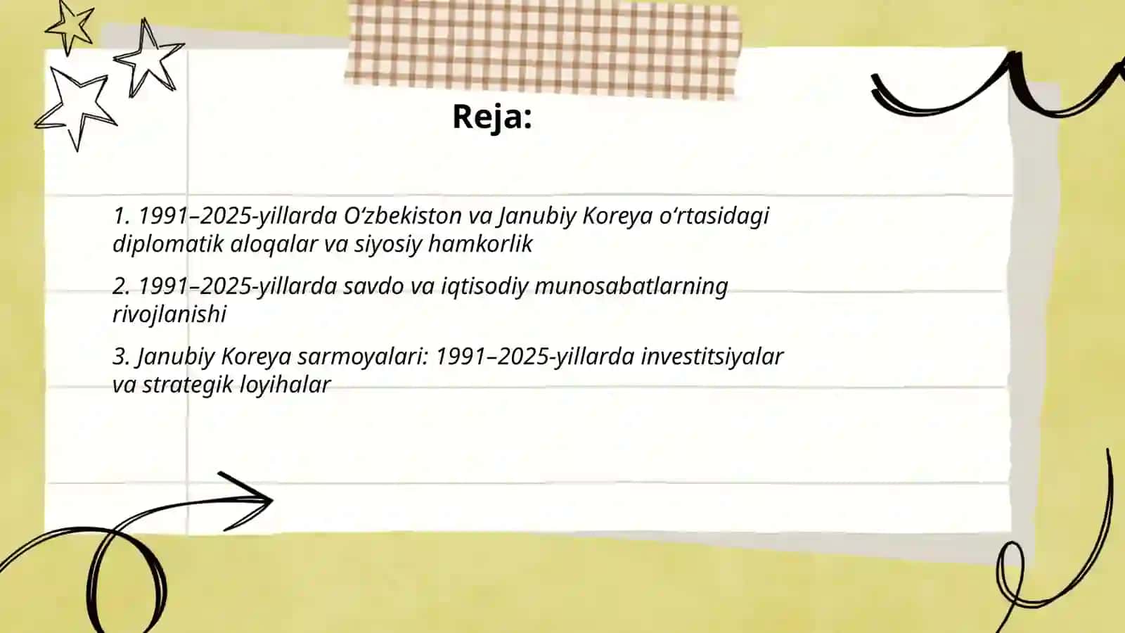 1991-2025-yillarda Oʻzbekiston va Koreya davlati taraqqiyoti 2