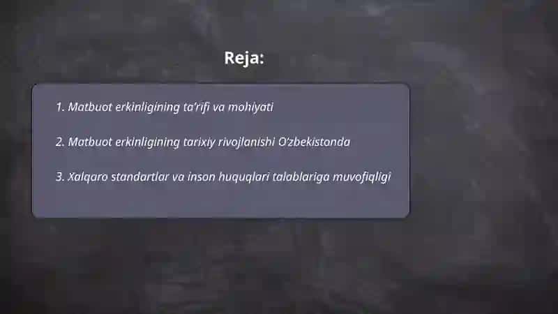 Matbuot erkinligi 2