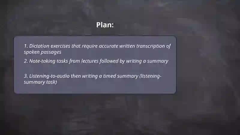 Combining Listening and Writing Tasks 2