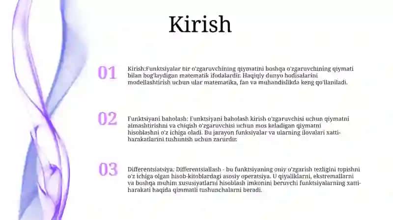 Funksiya Hosilasi Va Differensiali 2