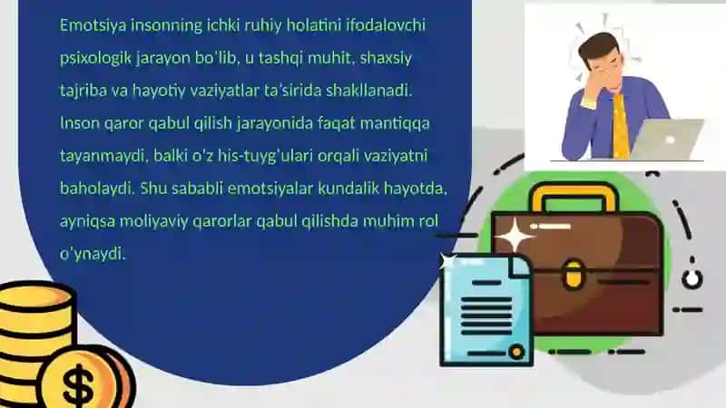 Emotsiyalarning moliyaviy qarorlarga ta'siri 2