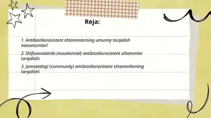 Antibiotikorezistent mikroorganizmlar shtammlarining tarqalishi 2