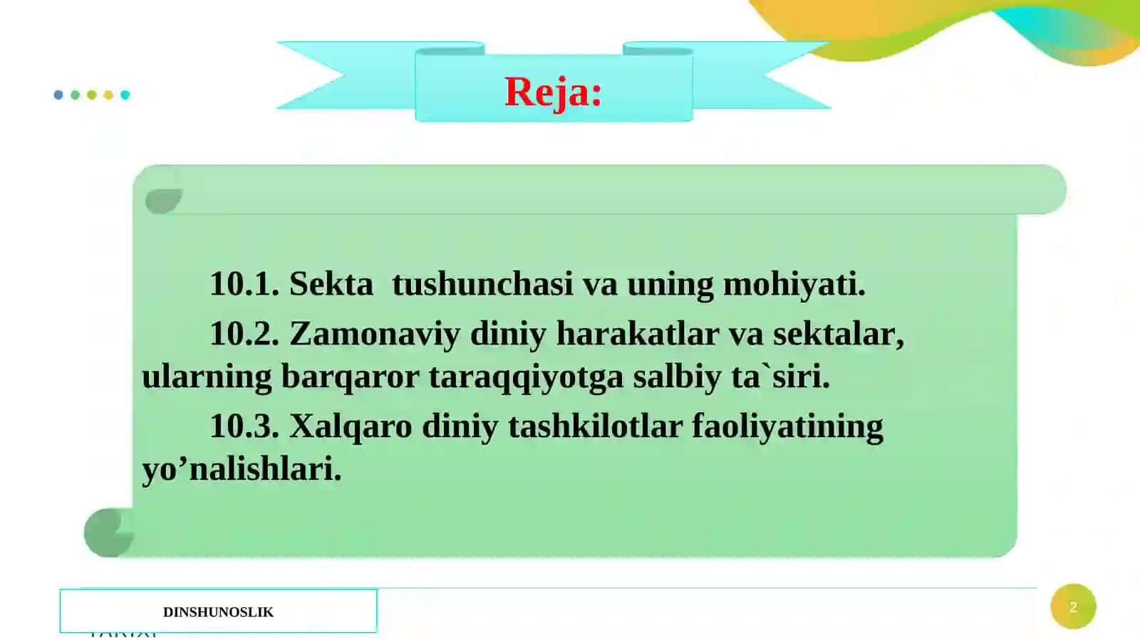 FALSAFA KAFEDRASI 2