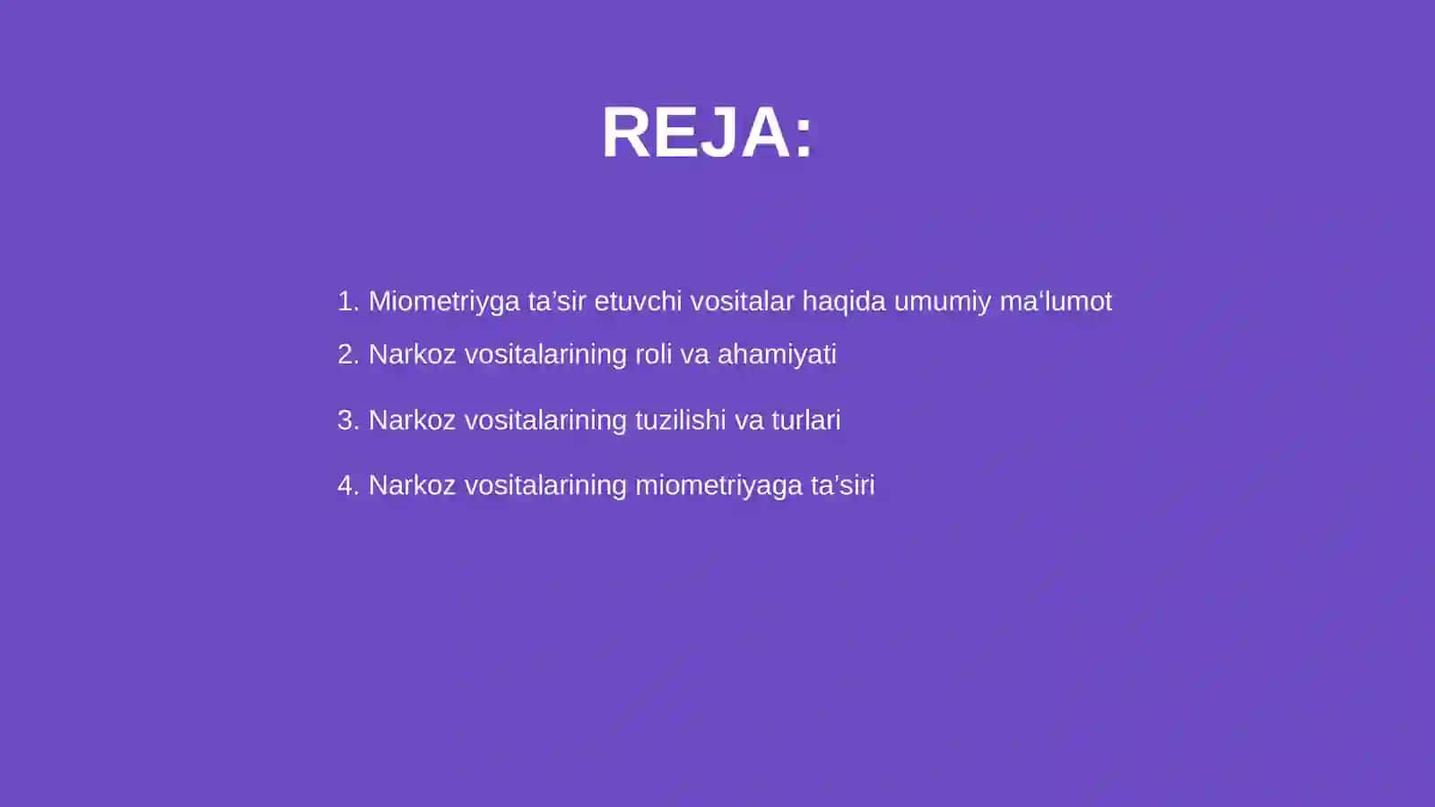 Miometriyga ta’sir etuvchi vositalar 2