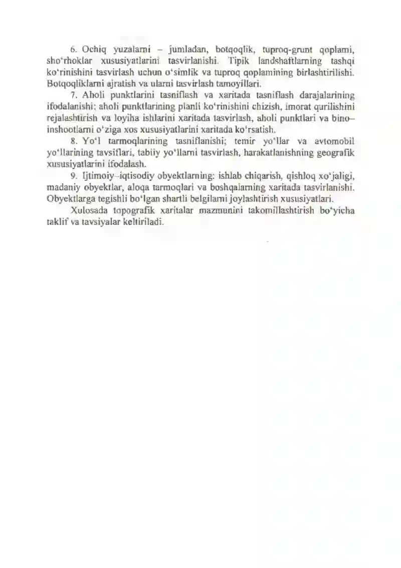 5-amaliy dars Yirik masshtabli topografik kartalarni o`rganish 2