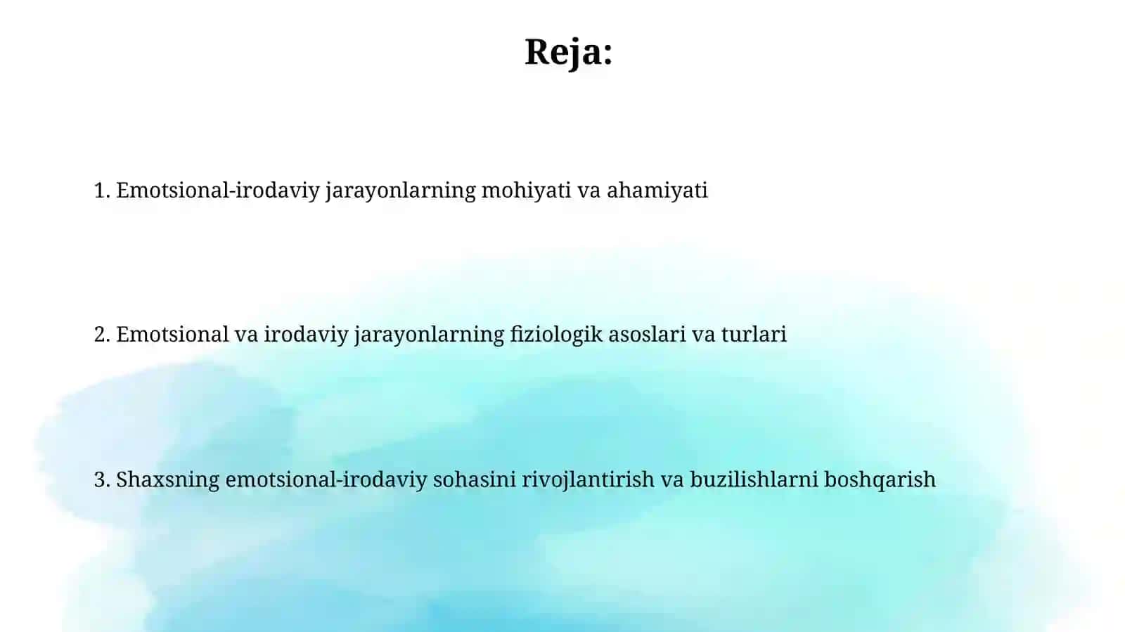 Emotsional-irodaviy jarayonlarning mohiyati va ahamiyati 2