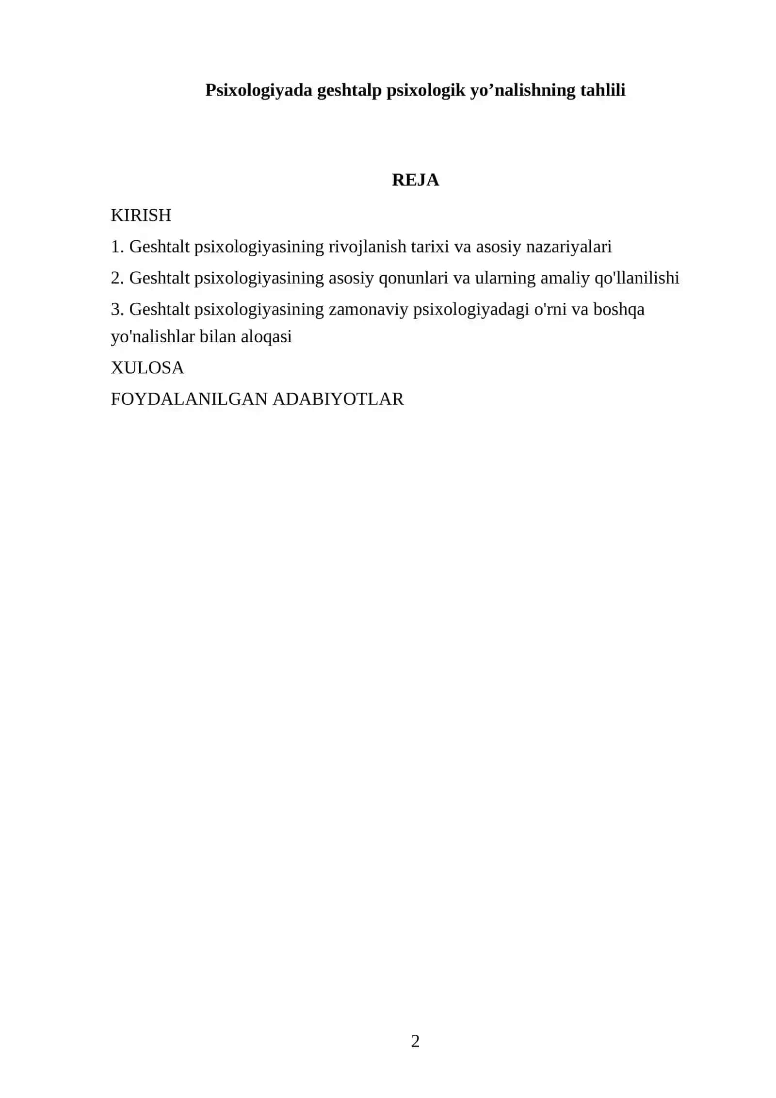 Psixologiyada geshtalp psixologik yoʼnalishning tahlili 2