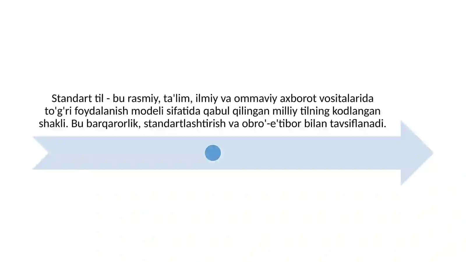 Standarttilning asosiy xususiyatlari: Kodifikatsiya (norma) 2