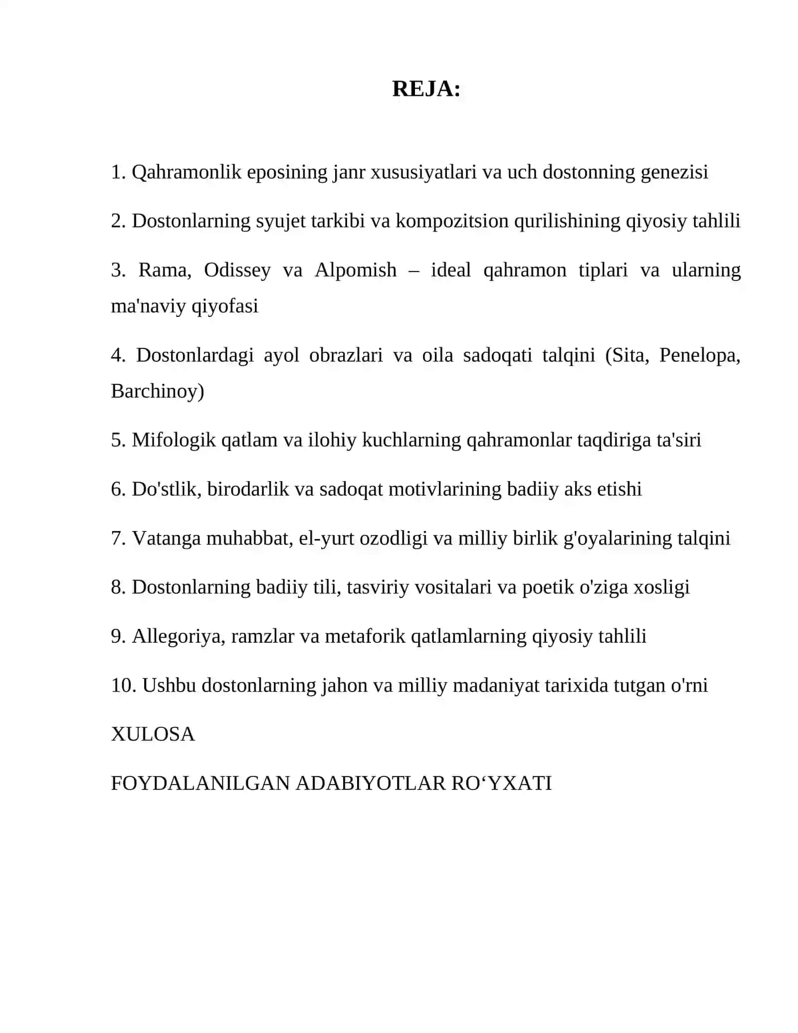 #Ramayana, Odisseya va  Alpomish asarlarining qiyosiy tahlili 2