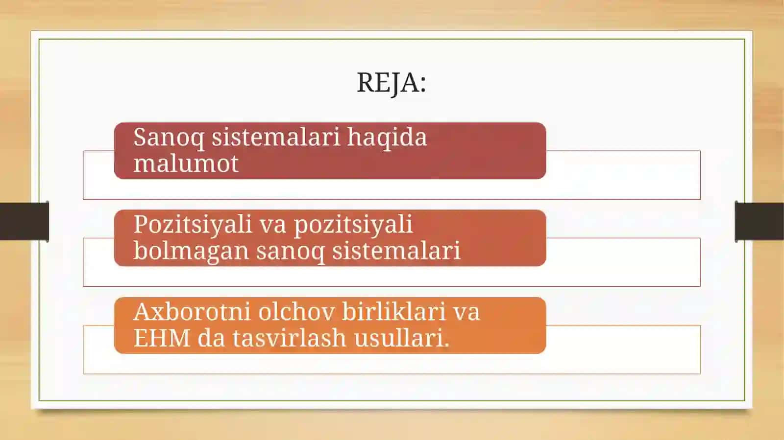Turli  sanoq  sistemalari  haqida  tushuncha 2