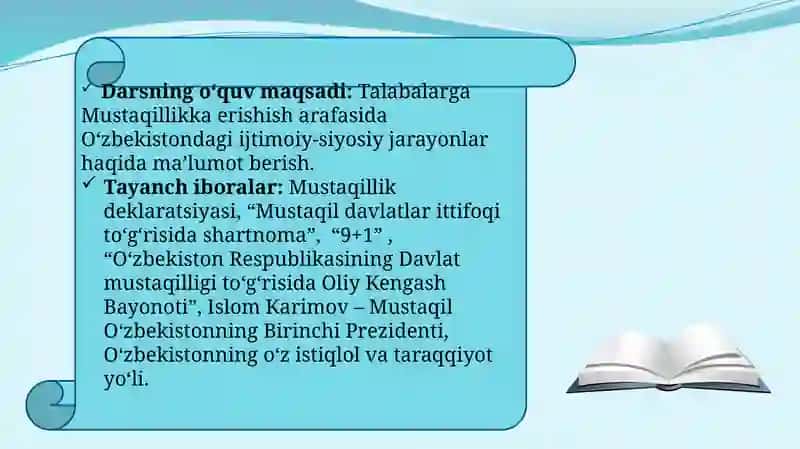 O‘zbekiston Respublikasining mustaqilik yillari 2