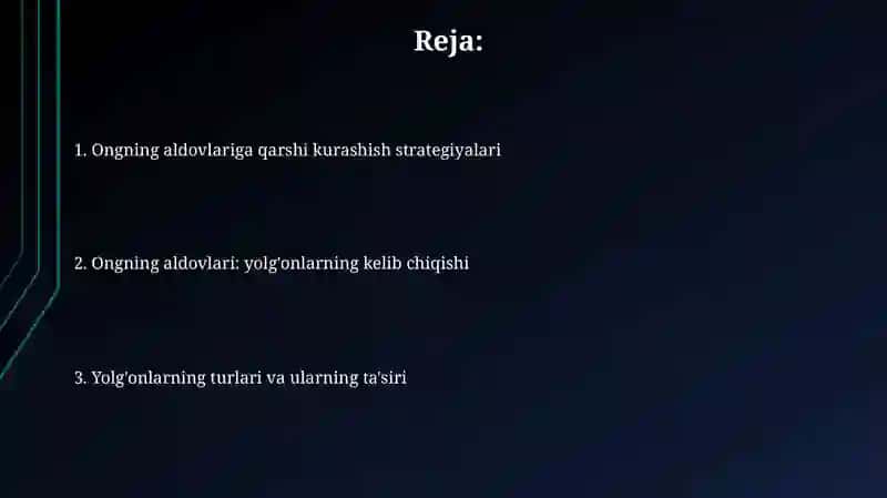 Falsafada Ong muamosi 2