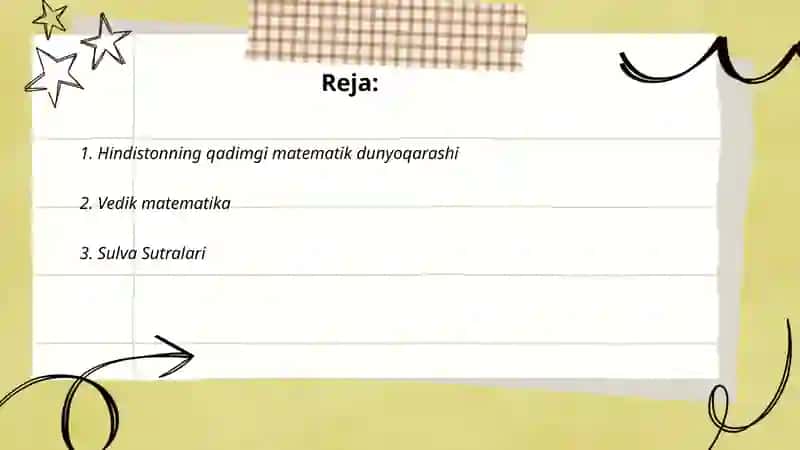 Hindistonning qadimgi matematika asarlari 2