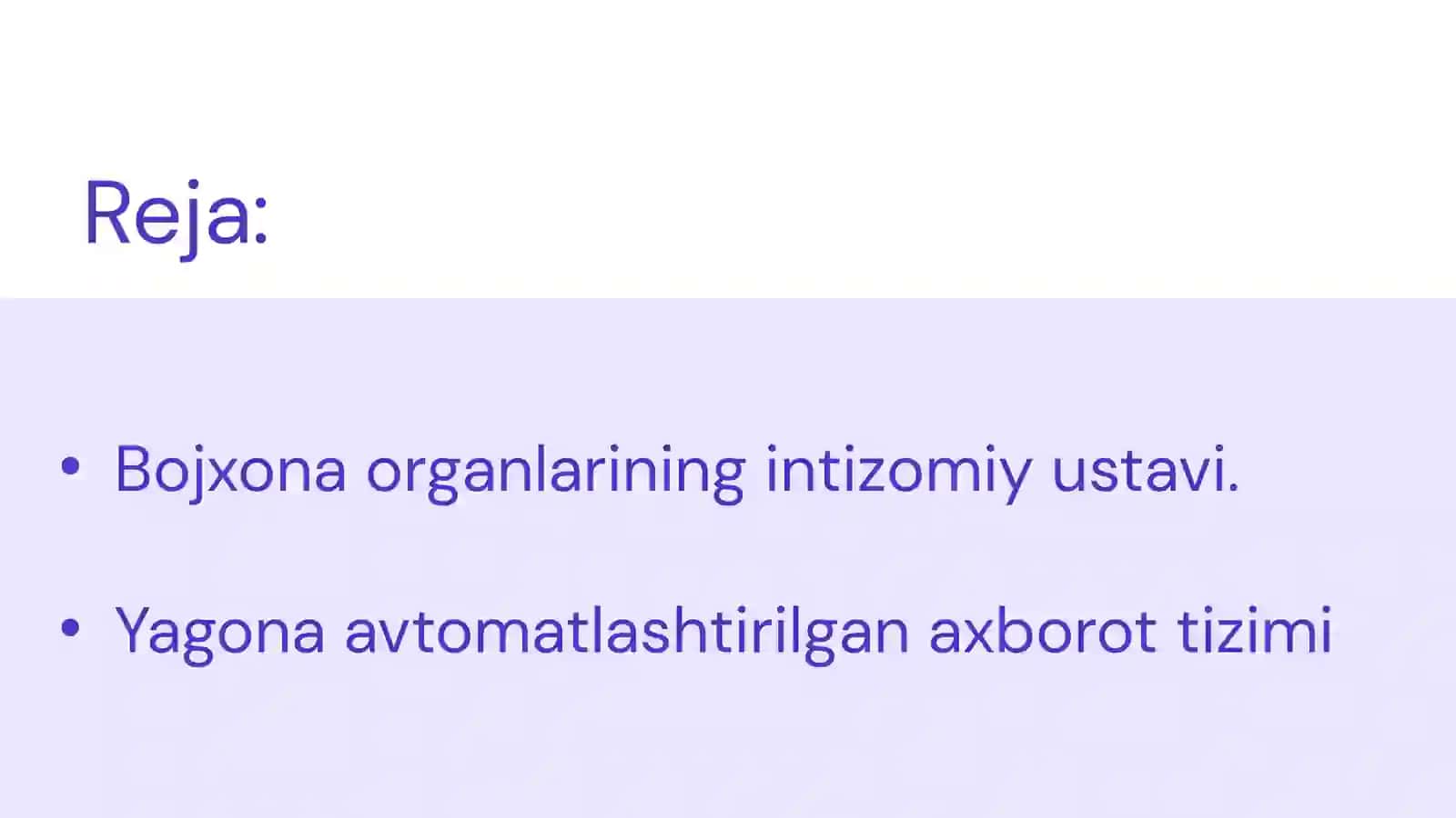 Bojxona ishini tashkil  etish va boshqarish asoslari 2